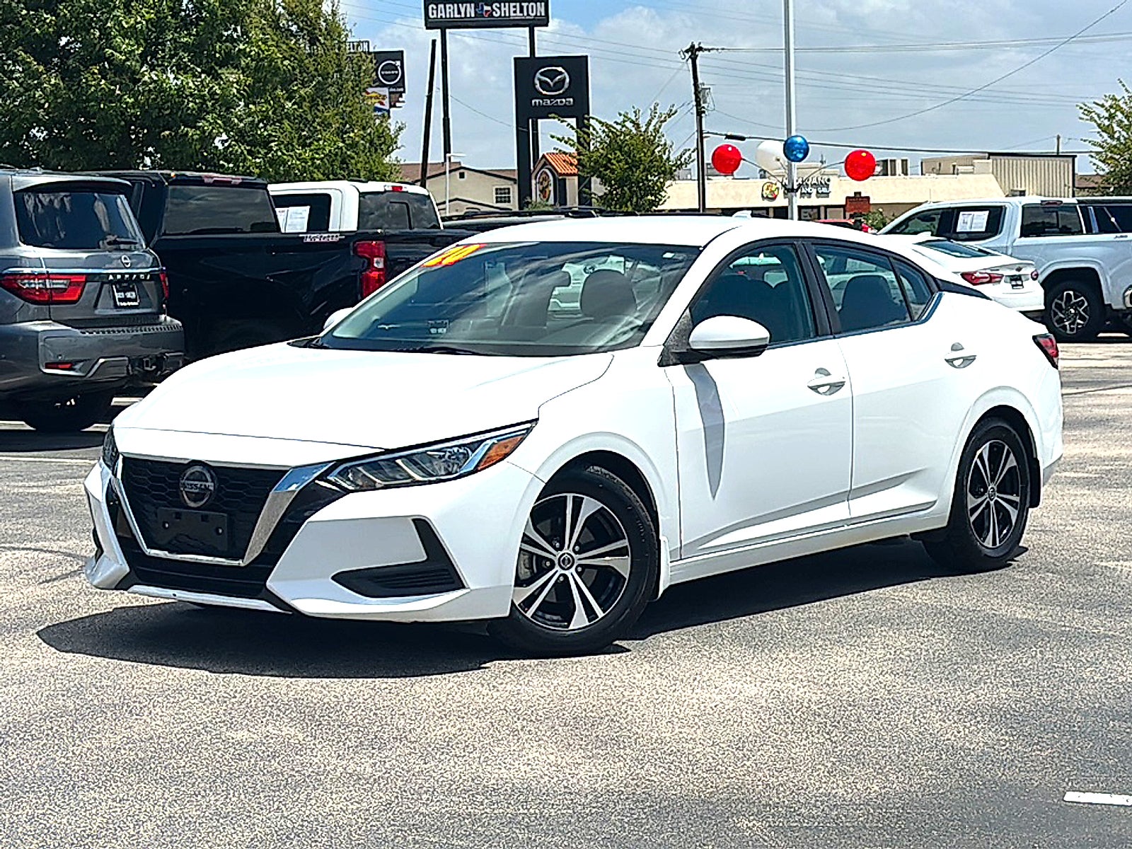 Used 2020 Nissan Sentra SV with VIN 3N1AB8CV5LY211664 for sale in Temple, TX